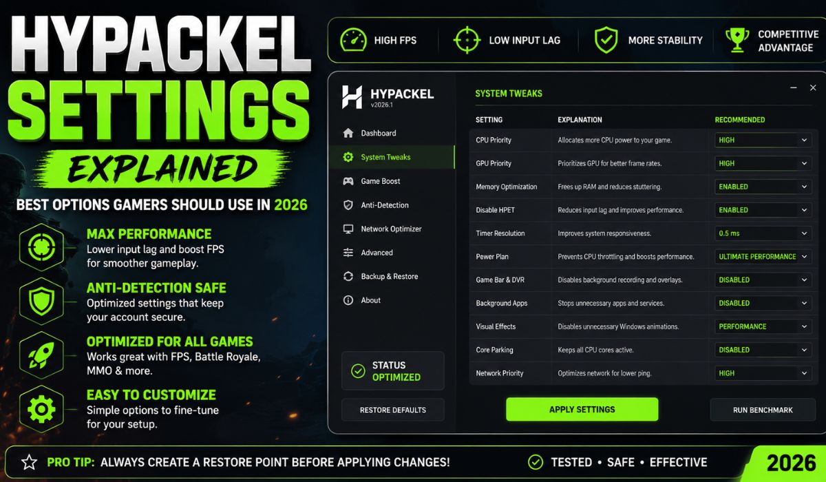 hypackel settings​