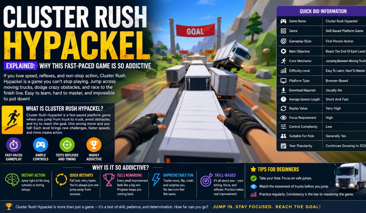 cluster rush hypackel