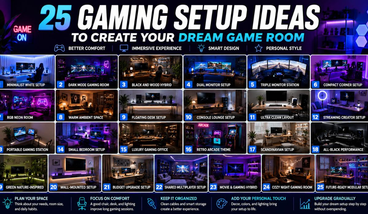 Gaming setup ideas