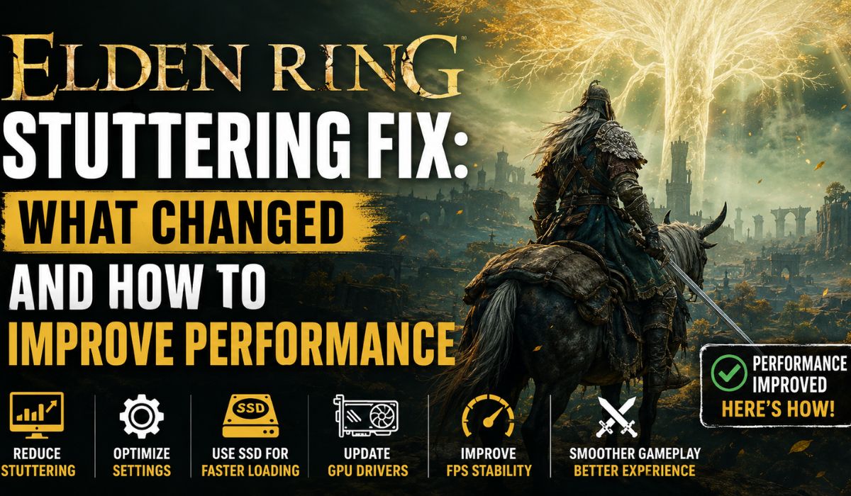 Elden Ring stuttering fix